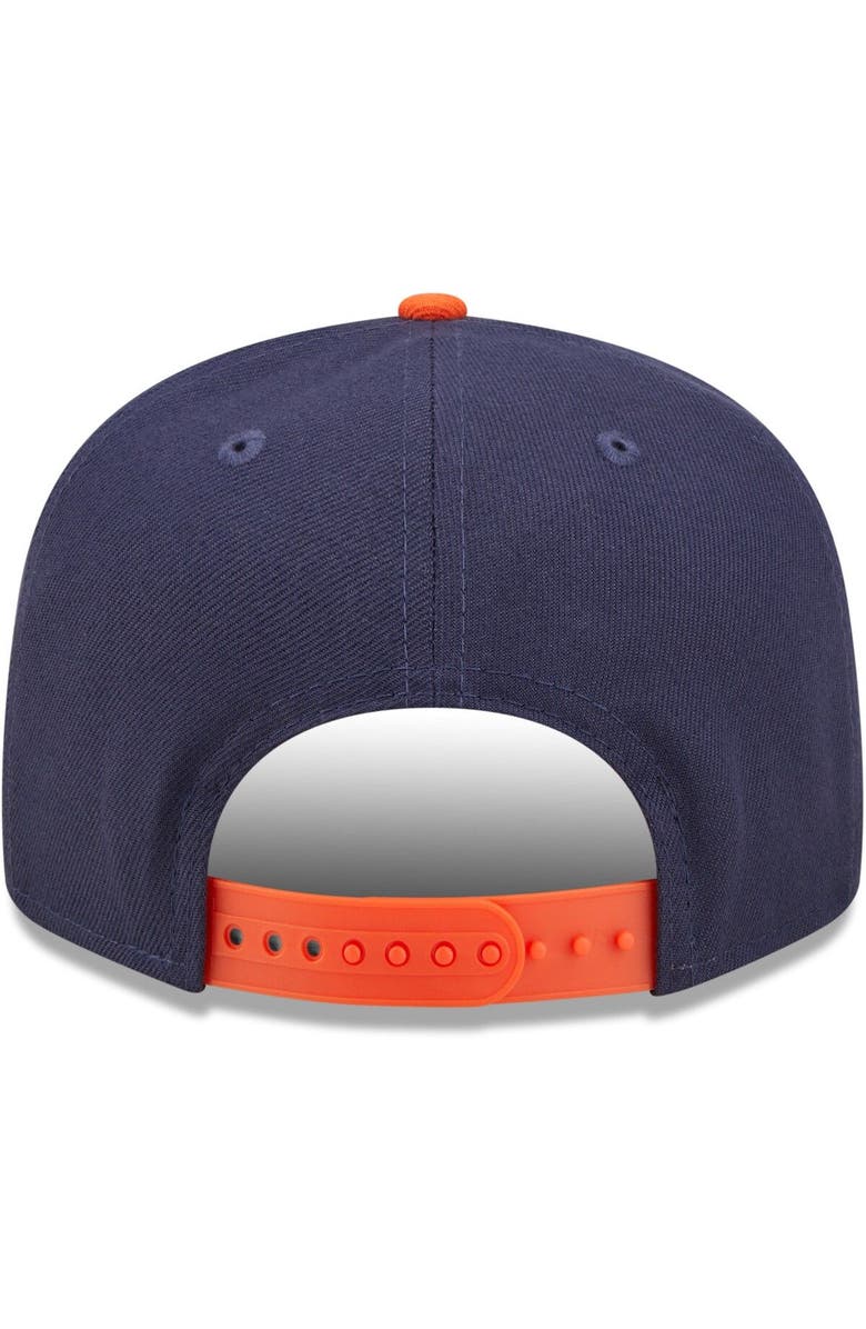 New Era Men's New Era Navy Virginia Cavaliers Two-Tone Vintage Wave 9FIFTY Snapback Hat, Alternate, color, Navy