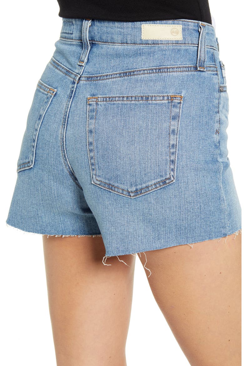 Mikkel High Waist Cutoff Denim Shorts, Alternate, color, 20 YEARS RECOVE