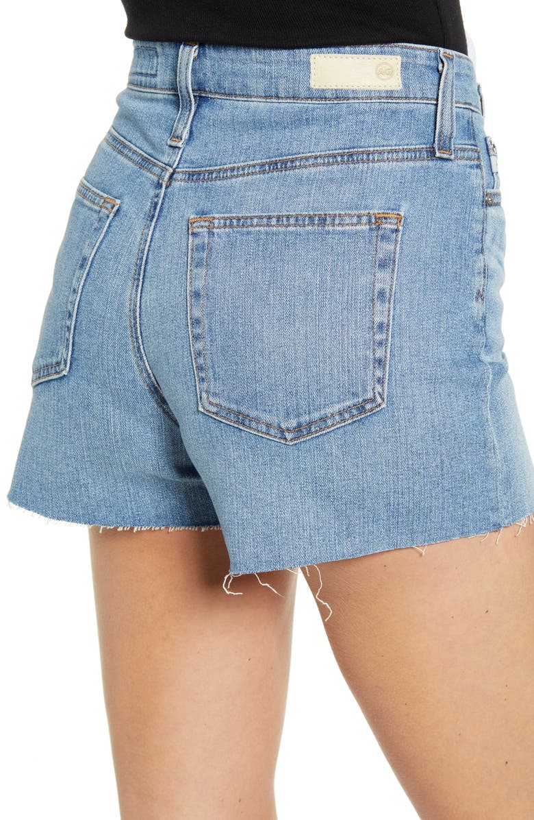 AG Mikkel High Waist Cutoff Denim Shorts, Alternate, color, 20 Years Recove
