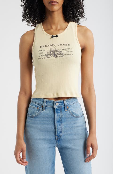 Dreamy Jones Cotton Graphic Tank