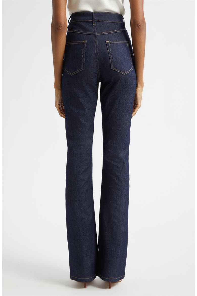 Stevie High Waist Straight Leg Jeans, Alternate, color, INDIGO