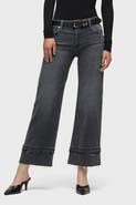Hudson Jeans Rosie Wide Leg Ankle Raw Hem
