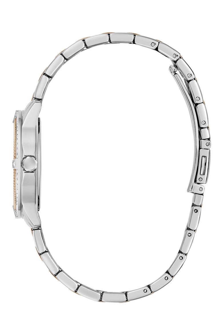 Round Crystal Accent Bracelet Watch, 32mm, Main, color, TWO-TONE