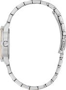 GUESS Round Crystal Accent Bracelet Watch, 32mm