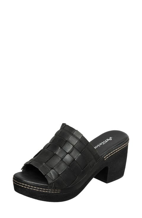 Tamia Weave Slide Sandal (Women)