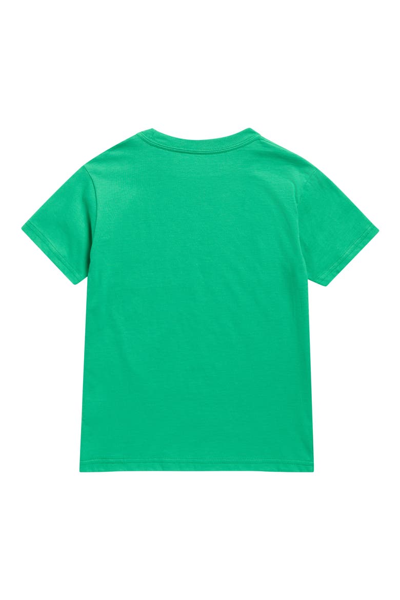 Kids' Shark Meanie Cotton Graphic T-Shirt, Alternate, color, VIVID VERDANT