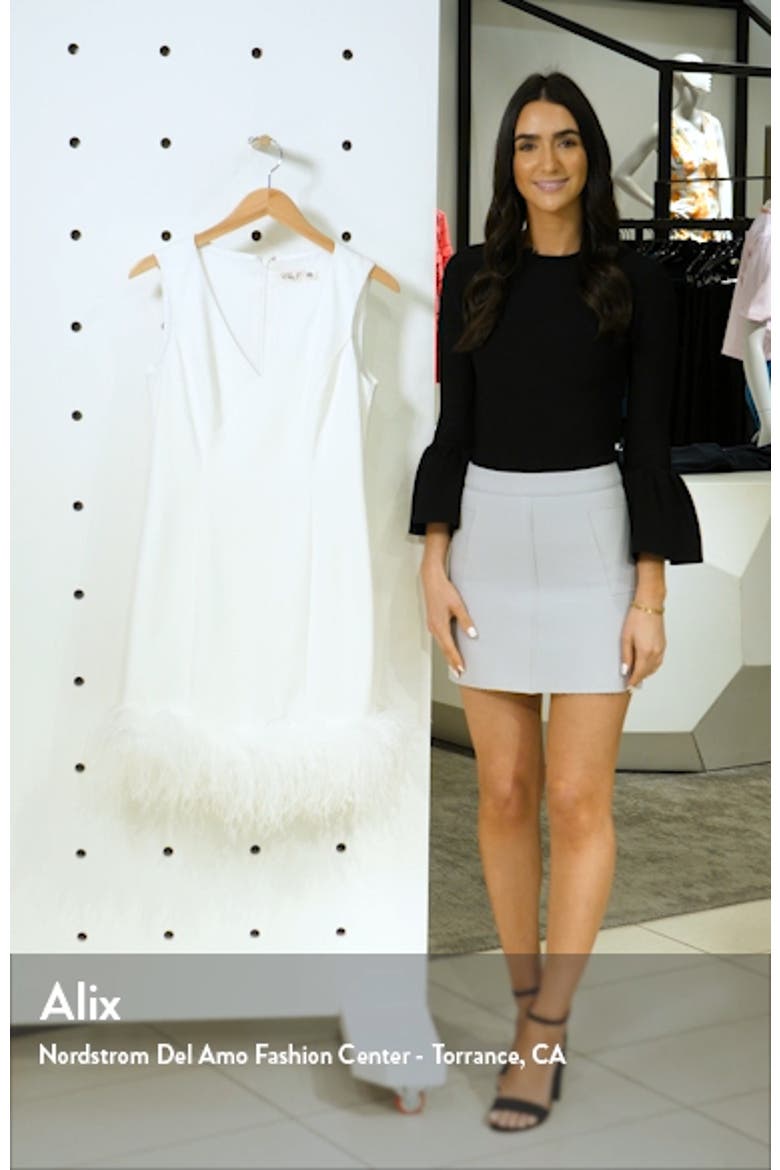 Feather Cocktail Dress video