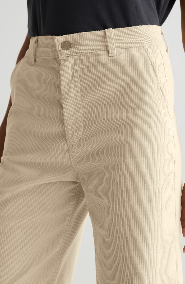 AG Deven Tailored High Waist Wide Leg Corduroy Pants, Alternate, color, 