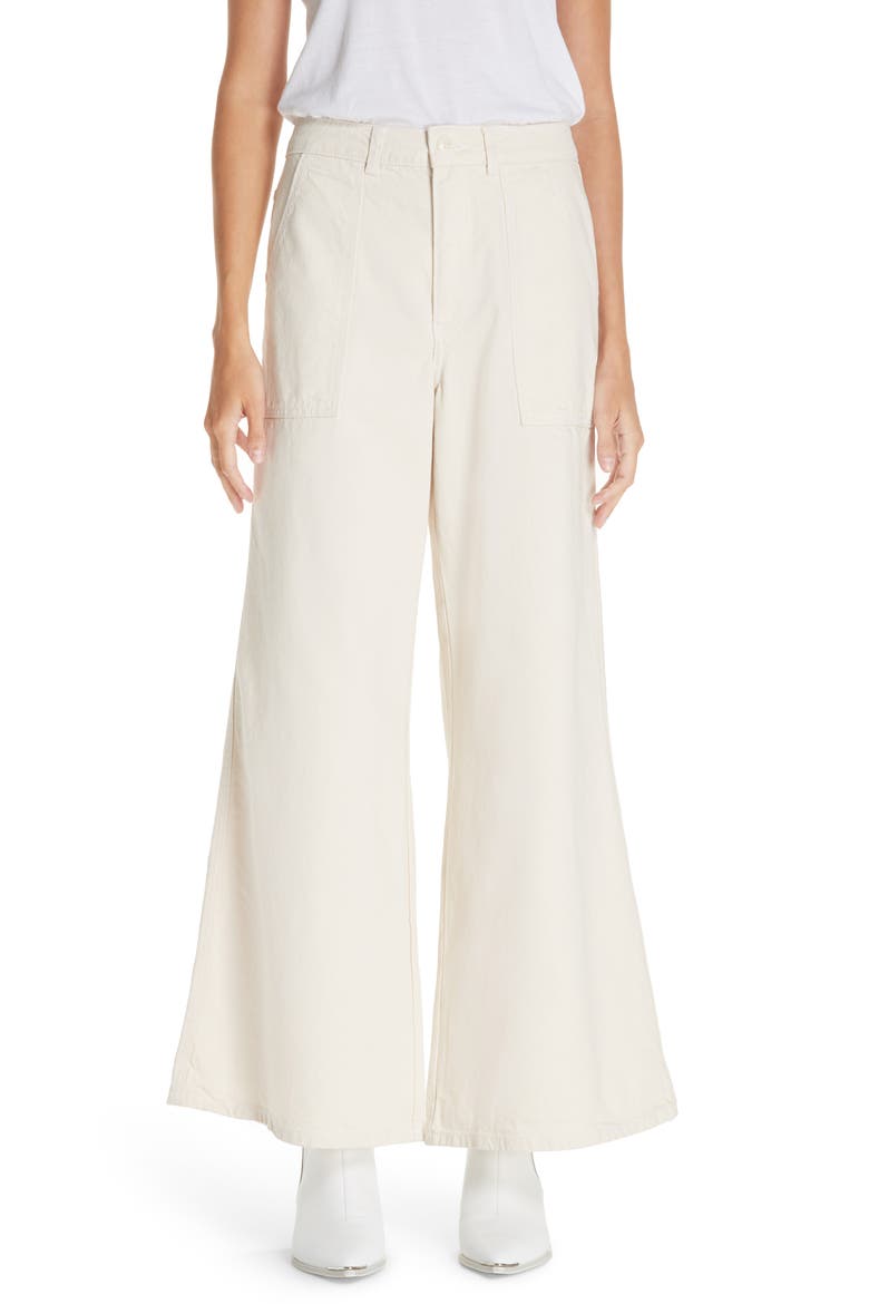 Bluebell Wide Leg Pants, Main, color, VANILLA ICE