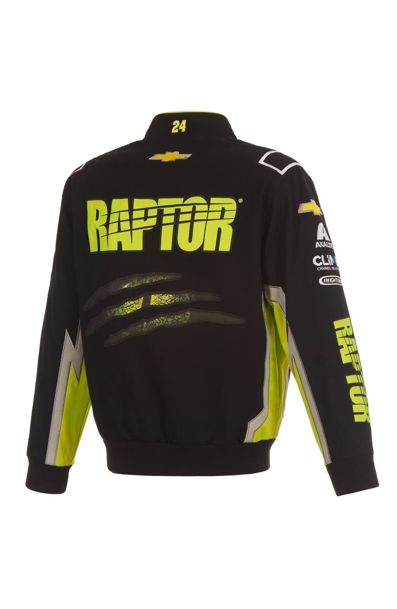 JH DESIGN Men
s JH Design Black William Byron Raptor Full-Snap Twill Uniform Jacket, Alternate, color,