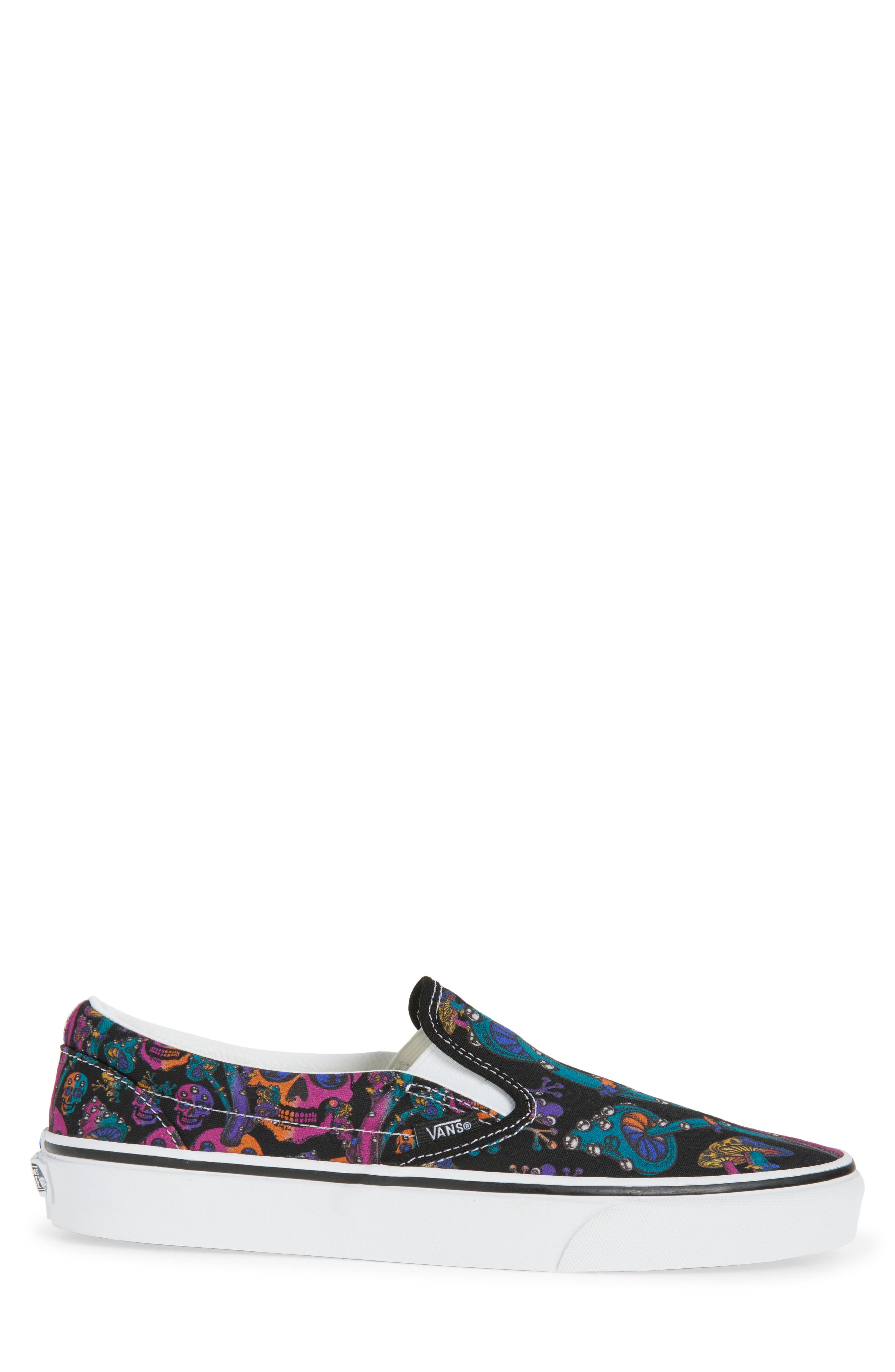 Vans Classic Slip-On, Alternate, color, Black Multi