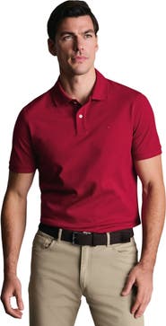 Charles Tyrwhitt Short Sleeve Cotton Stretch Pique Polo