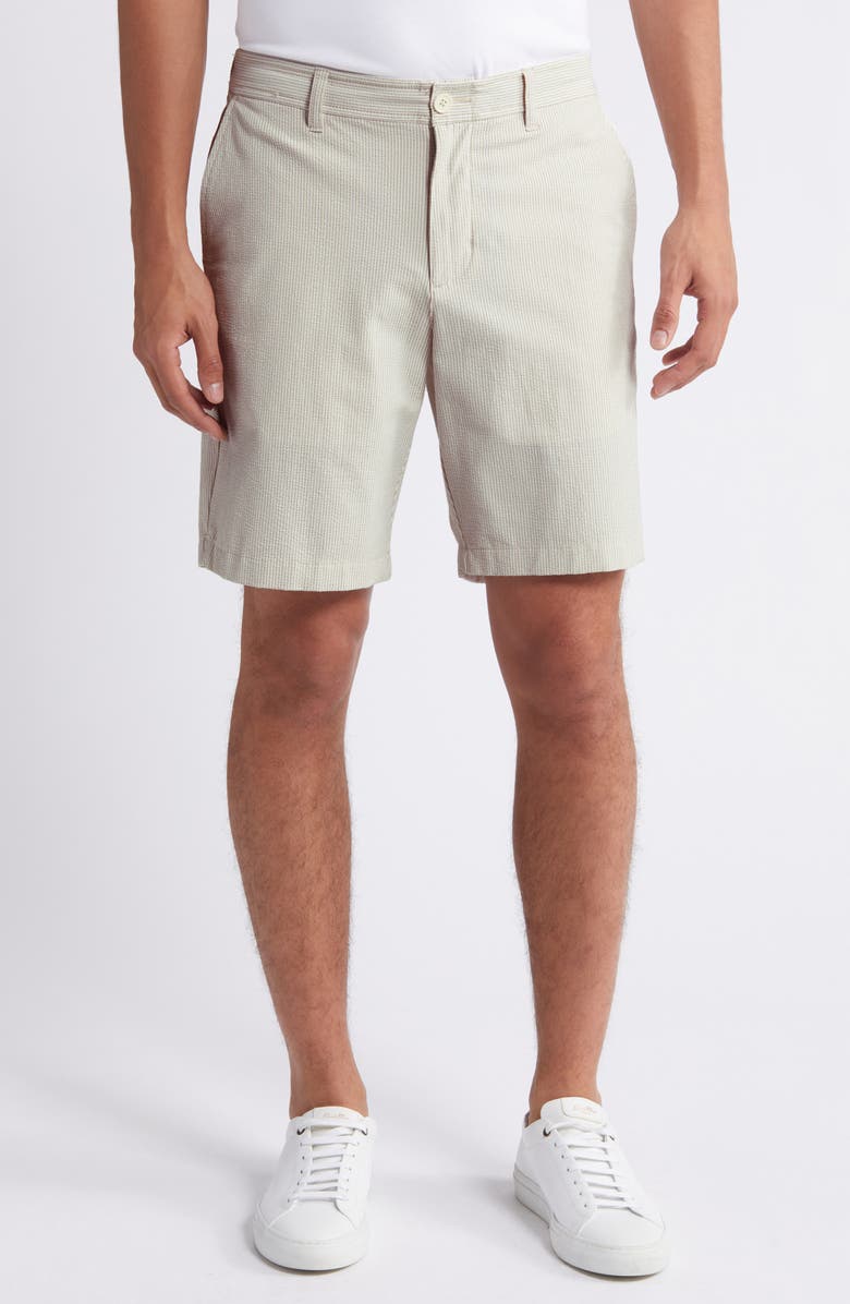 Tommy Bahama Nova Wave Stripe Seersucker Performance Shorts, Main, color,