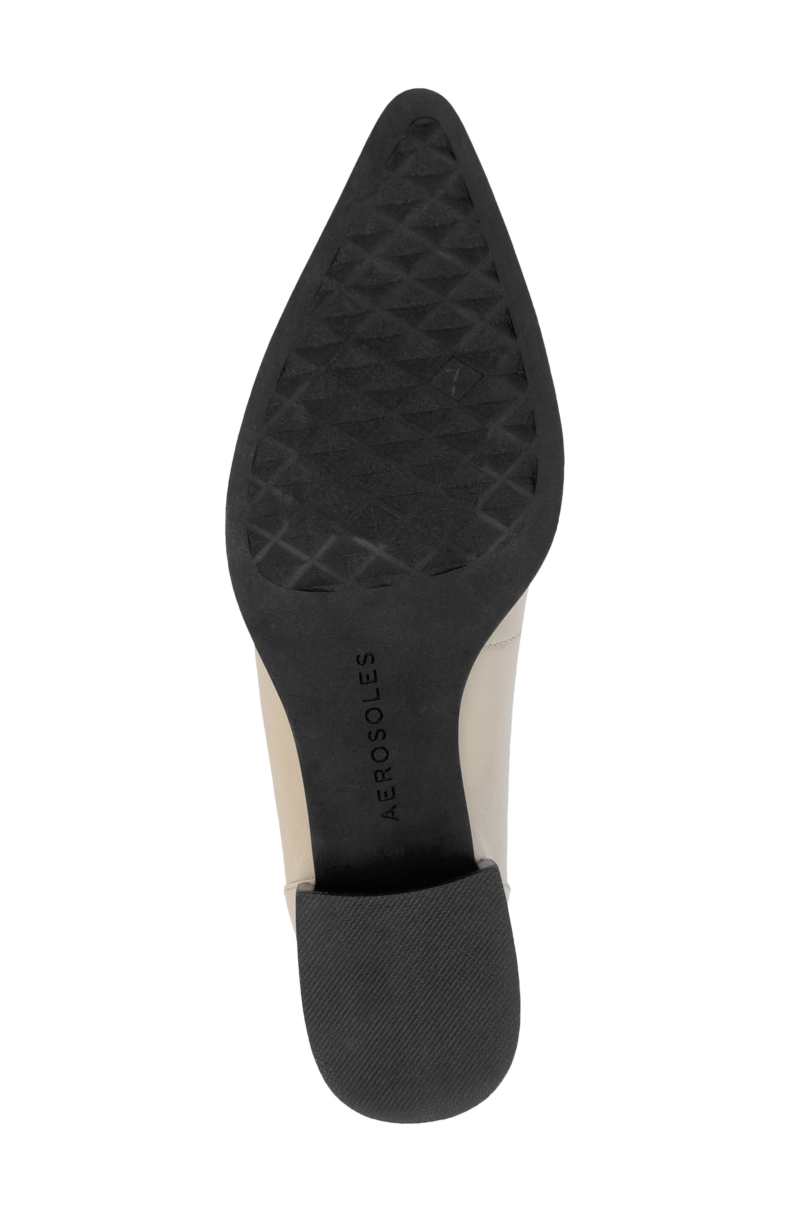 Aerosoles Mide Pointed Toe Pump, Alternate, color, Stone Leather