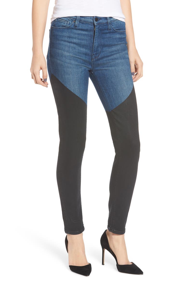 Barbara High Waist Super Skinny Jeans, Main, color, TRIBULATION