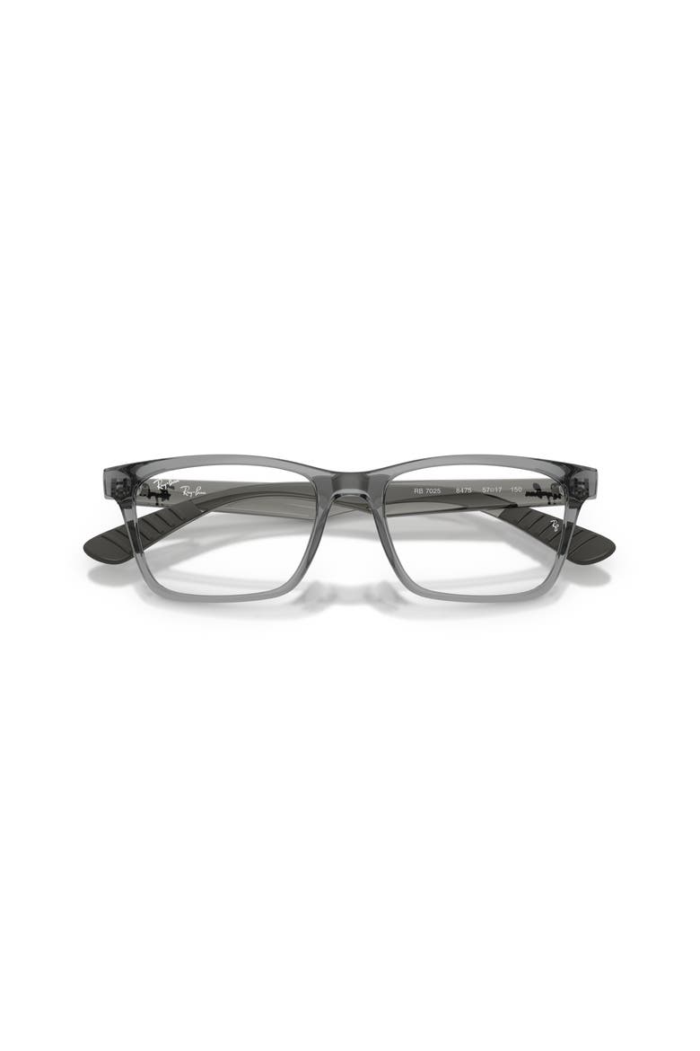 53mm Square optical glasses, Alternate, color, Grey