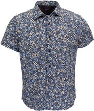 Lords of Harlech Floral Field Mens Knit Shirt