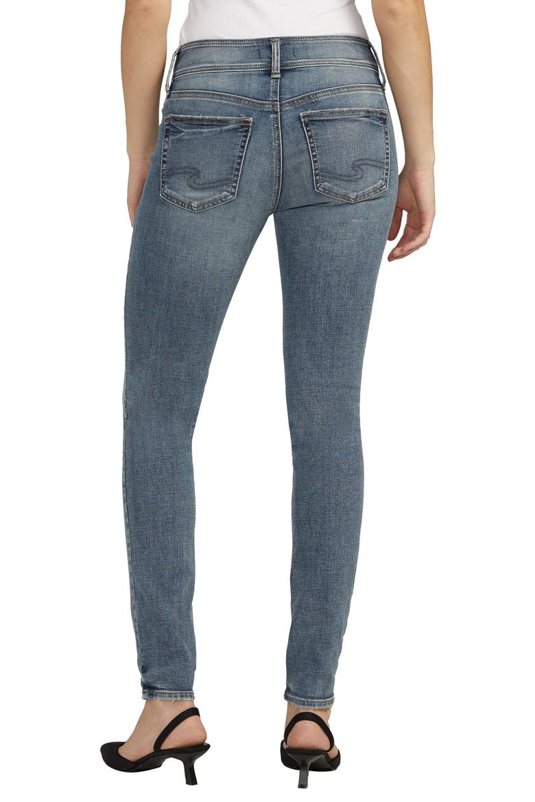 Suki Curvy Mid Rise Skinny Jeans, Alternate, color, INDIGO