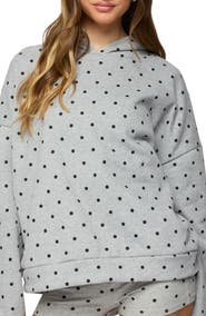 EDIKTED Chelsie Polka Dot Hoodie