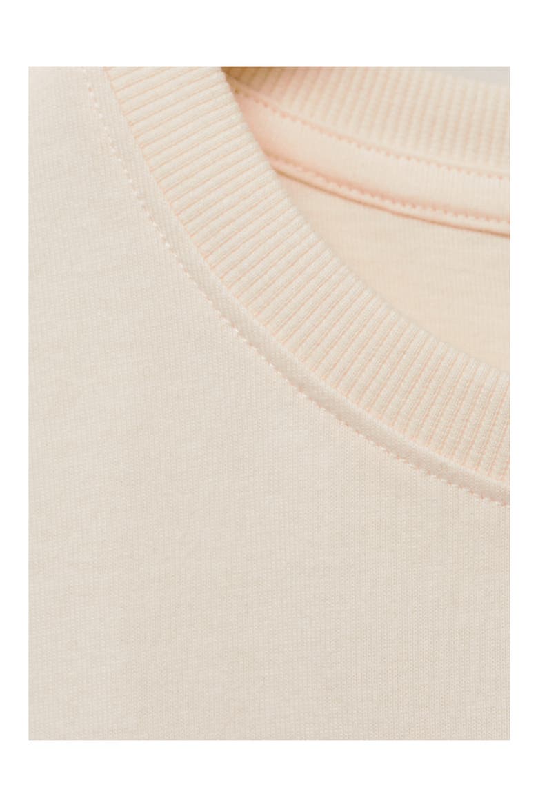 Crochet Cotton T-Shirt, Alternate, color, ECRU
