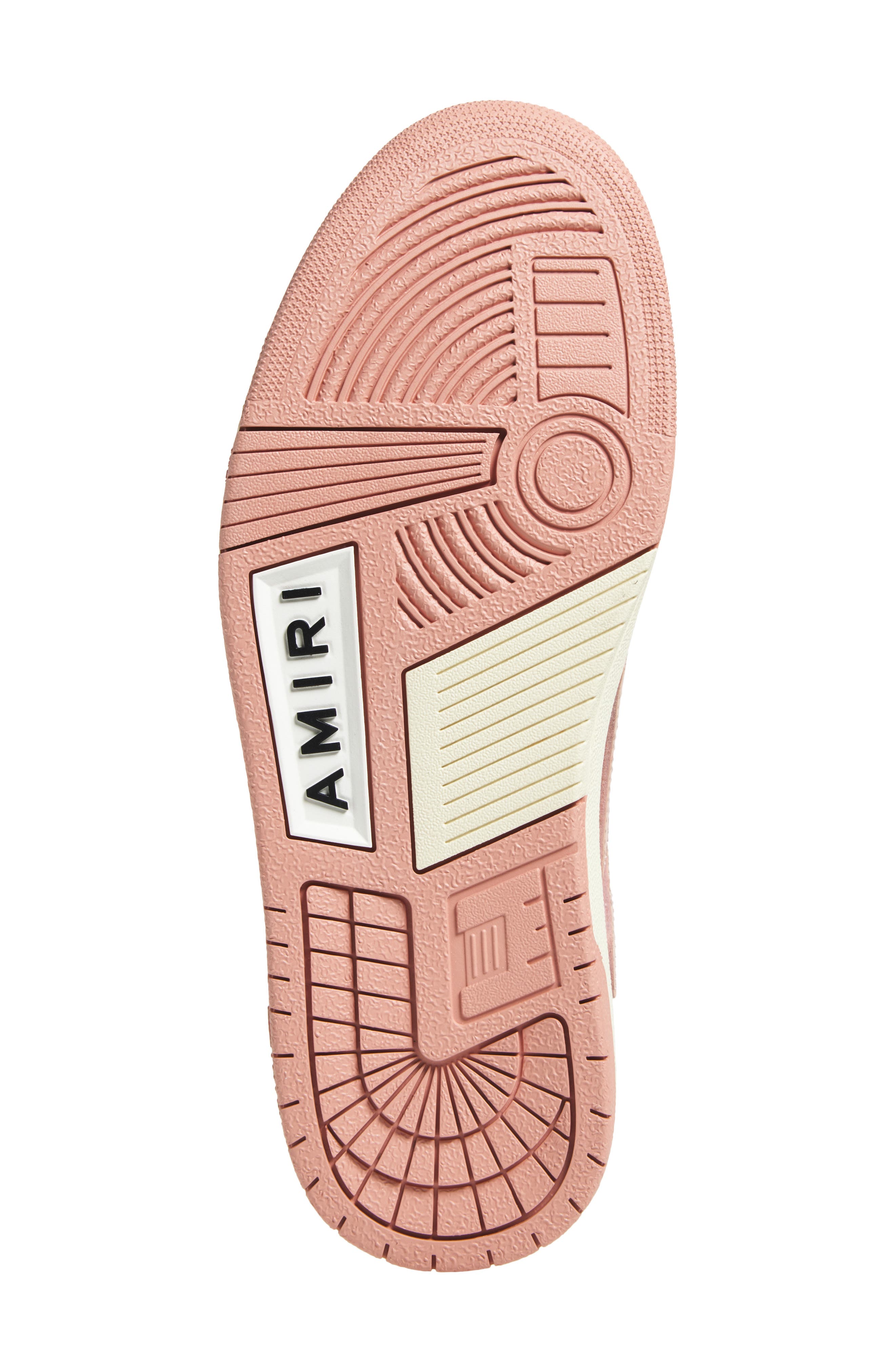 AMIRI Crystal Satin Skeleton Low Top Sneaker, Alternate, color, Evening Sand