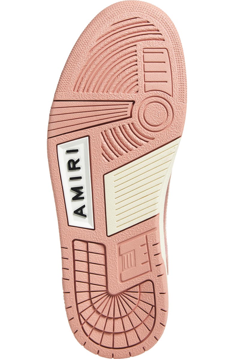 AMIRI Crystal Satin Skeleton Low Top Sneaker, Alternate, color, Evening Sand