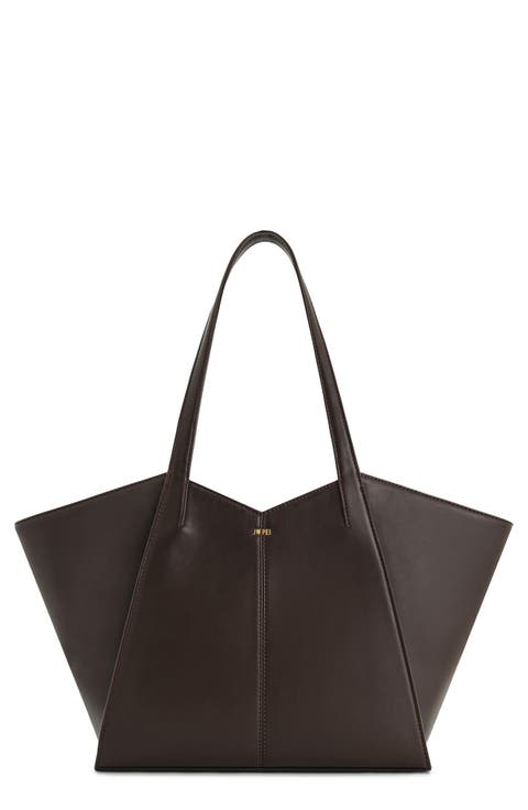 Large Kiana Faux Leather Tote