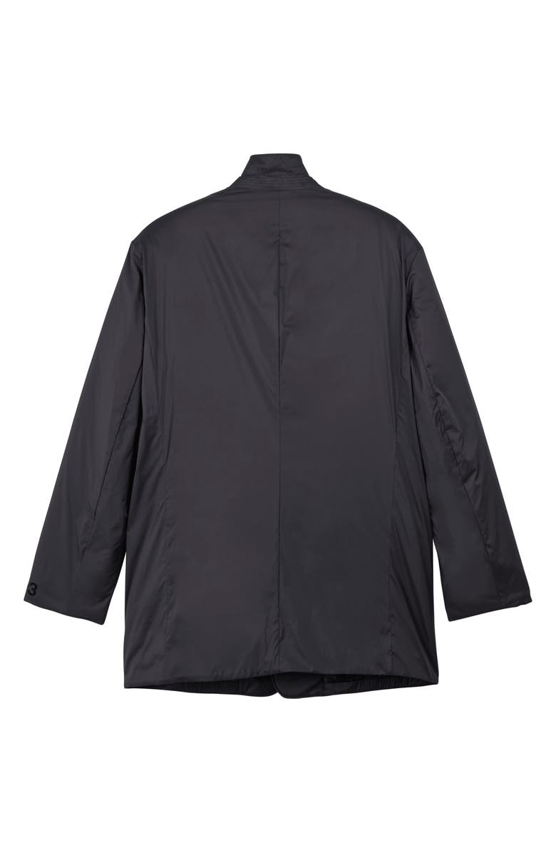 Y-3 Water Resistant Quilted Coat, Alternate, color, 