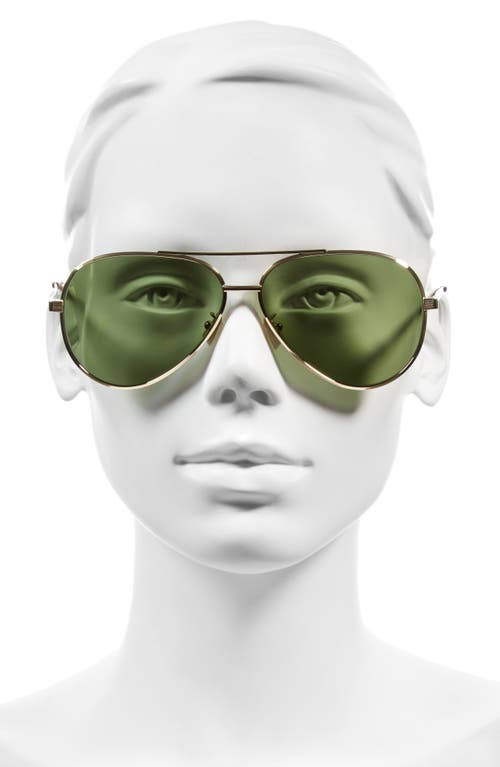 Saint Laurent Classic 11 Zero 60mm Aviator Sunglasses In Multi