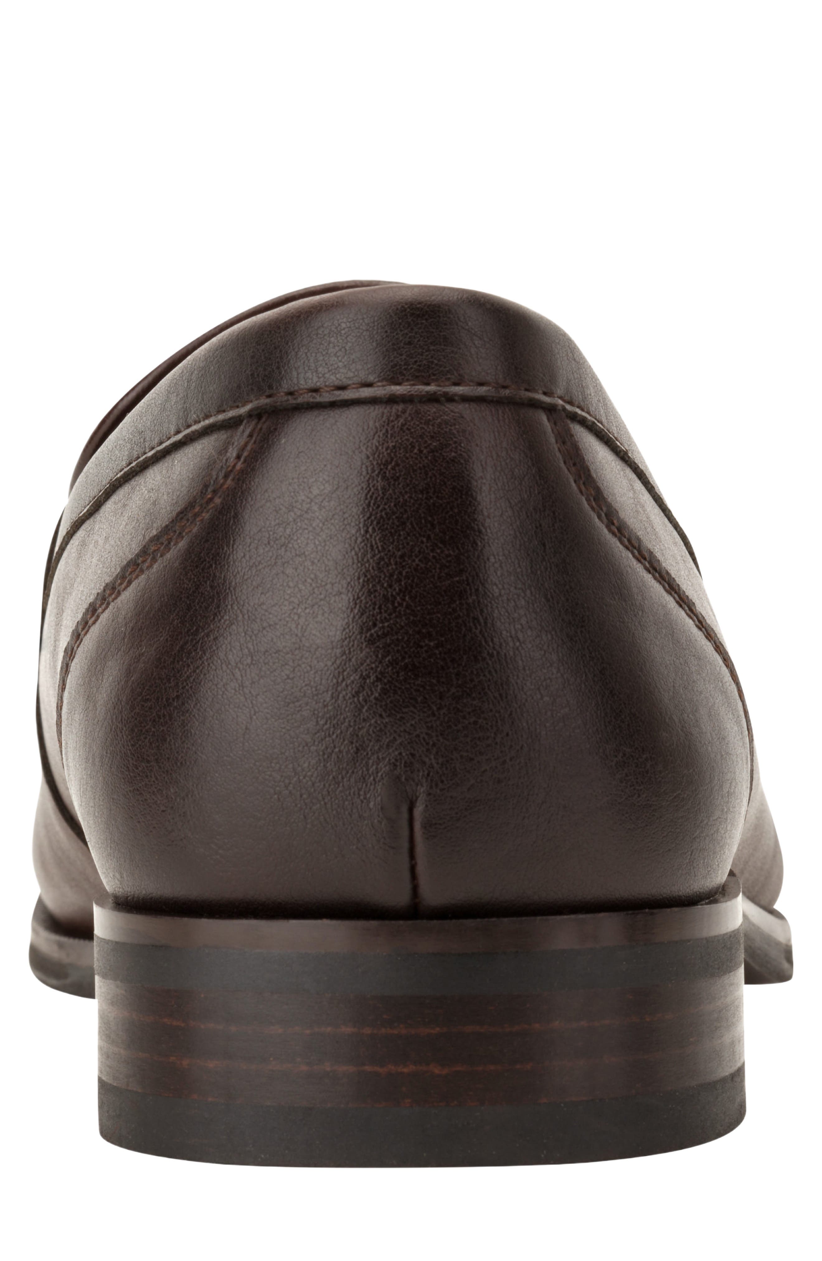 Miller Faux Leather Bit Loafer, Alternate, color, BROWN