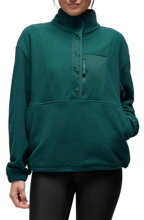 Stretch Zion Fleece Half Snap Pullover