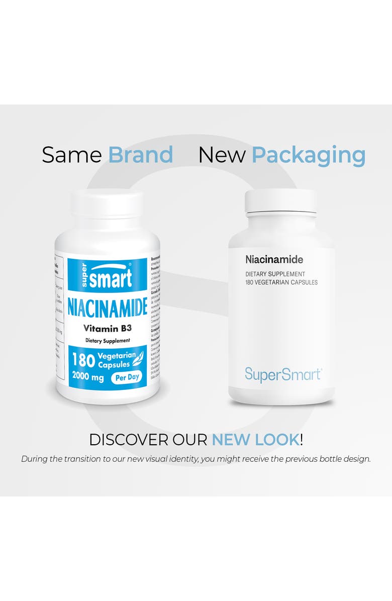 SuperSmart Niacinamide Supplement 2000mg, Alternate, color, 
