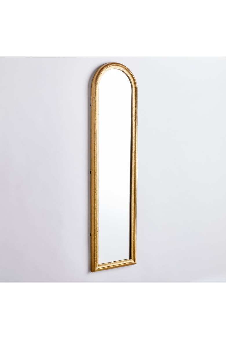 Alexander Gold Framed Arched Full Length Wall Mirror, Alternate, color, Gold