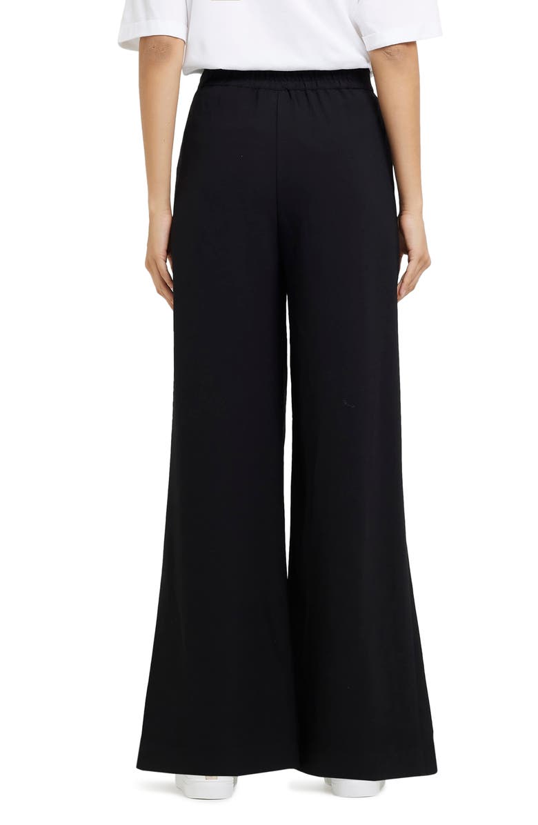 River Island Pleated Wide Leg Trousers, Alternate, color,