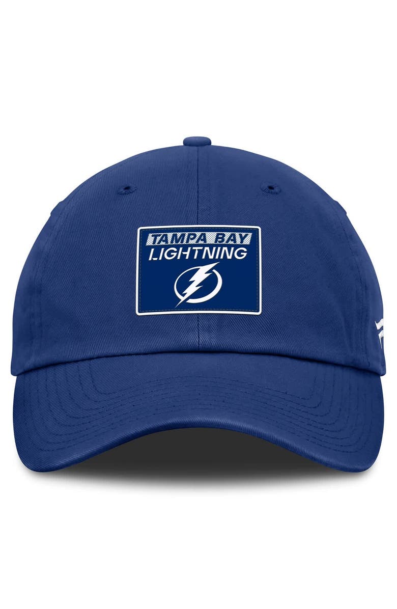 FANATICS Men's Fanatics Blue Tampa Bay Lightning Authentic Pro Prime Adjustable Hat, Alternate, color, Blue