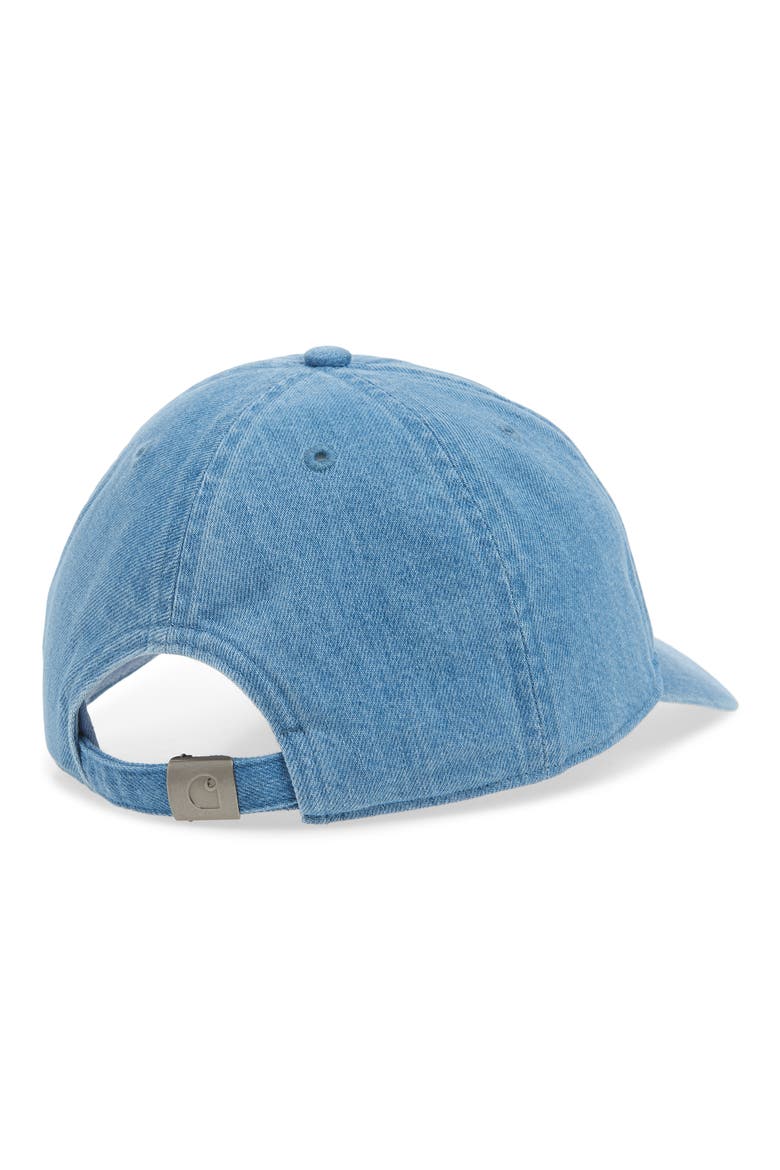Lucas Adjustable Cotton Denim Ball Cap, Alternate, color, BLUE (BLEACHED)