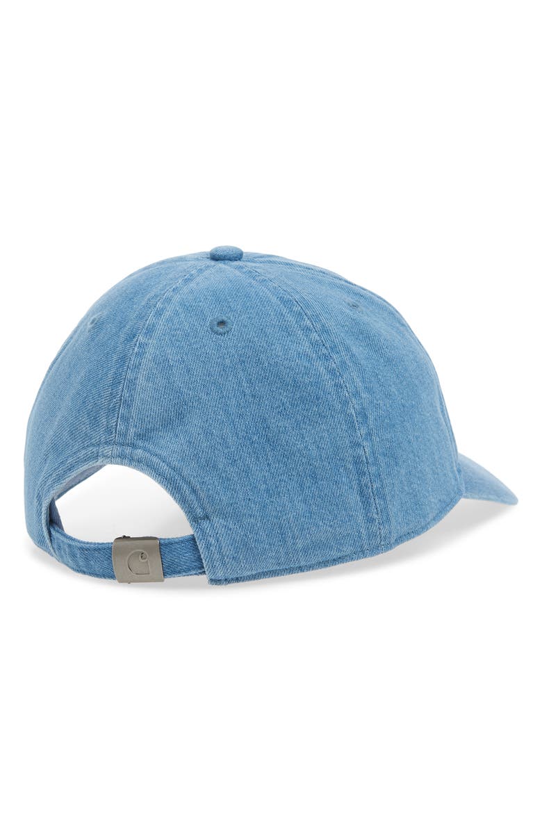 Carhartt Work In Progress Lucas Adjustable Cotton Denim Ball Cap, Alternate, color, Blue (Bleached)