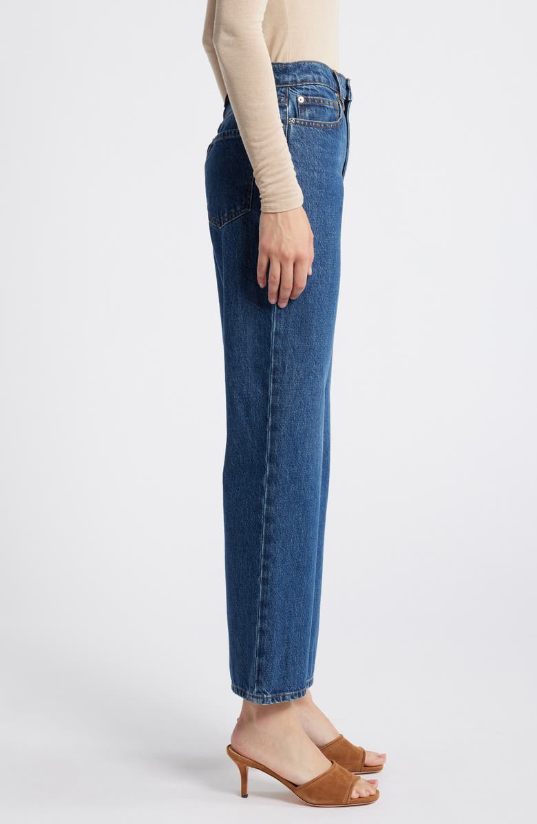 FRAME Le Jane Ankle Straight Leg Jeans, Alternate, color, Kirk