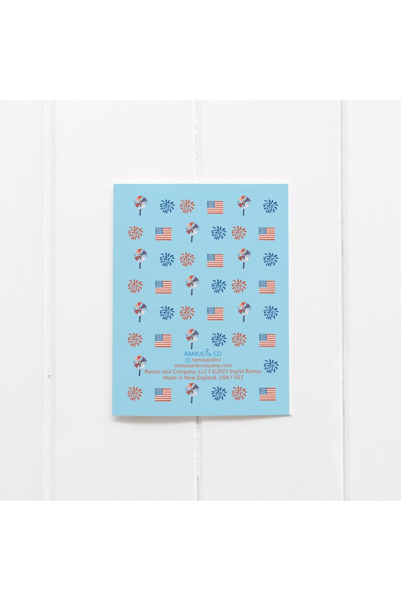 Flag Greeting Card Pack (3ct) "USA Button Shirt", Alternate, color, Multi-Pack