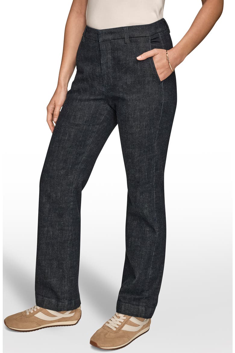 The Donna Straight Leg Woven Pants, Alternate, color, LACOMBE