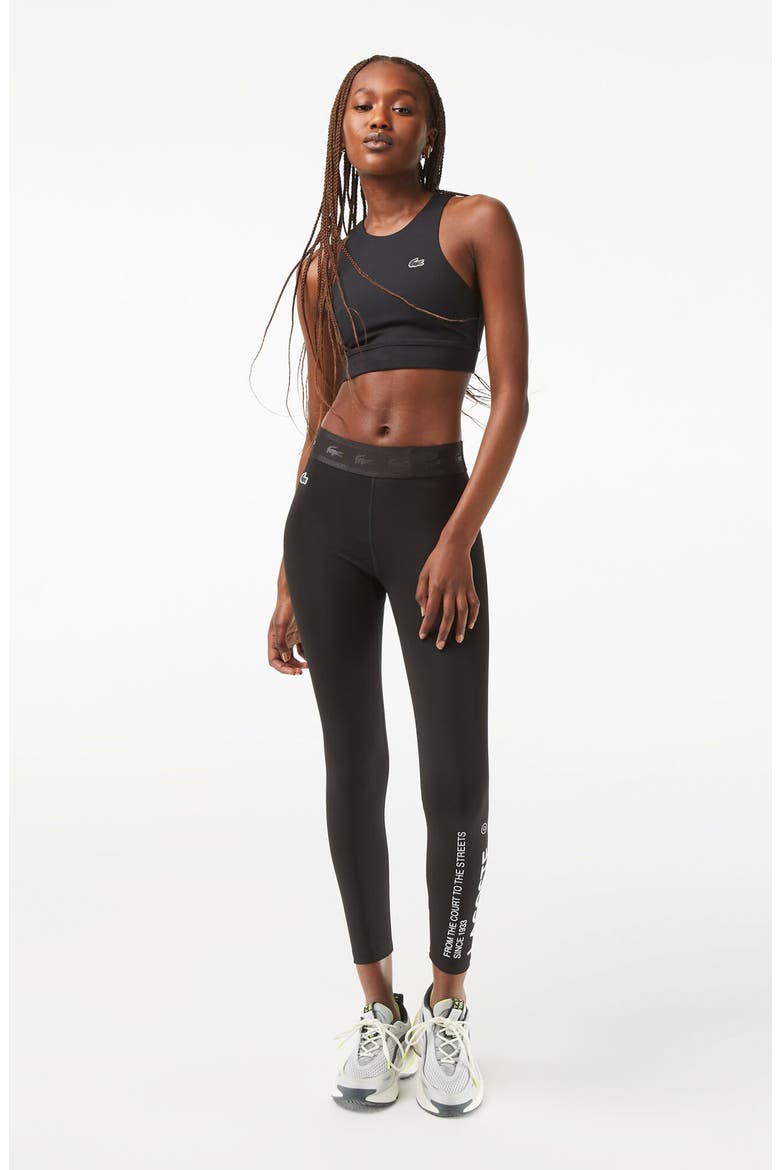Logo Leggings, Alternate, color, BLACK
