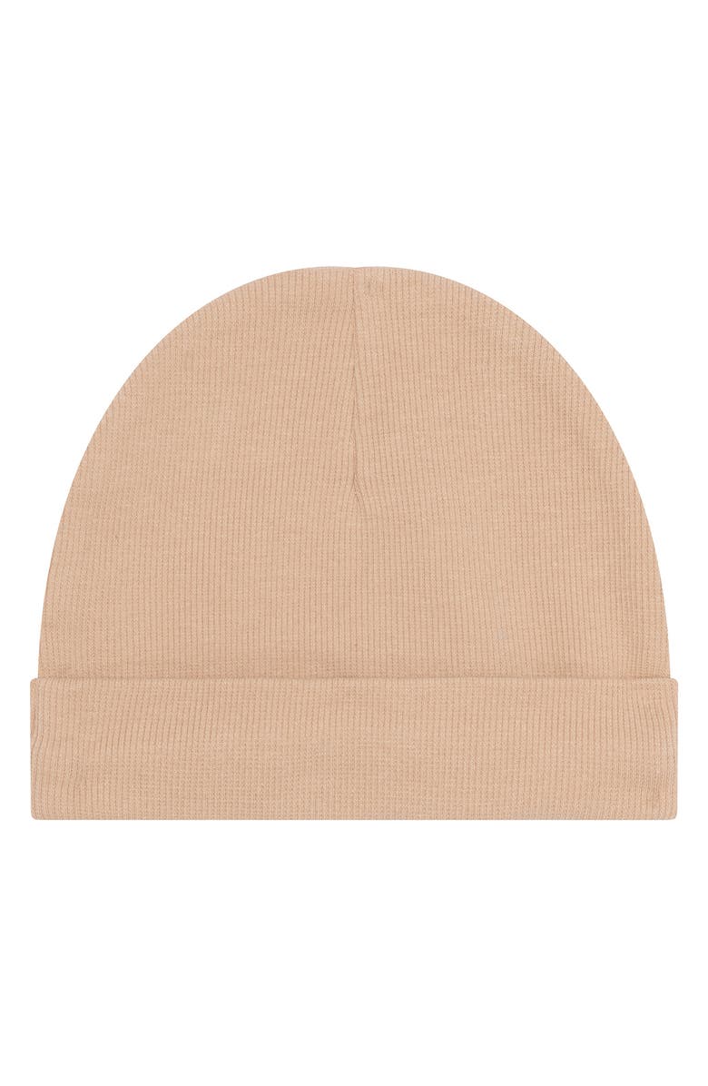 PL Baby by Petit Lem Kids' Faux Shearling Top & Joggers, Hat & Socks Set, Alternate, color, Bear