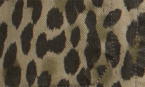 Mavi Jeans Leopard Print Denim Jacket In Green