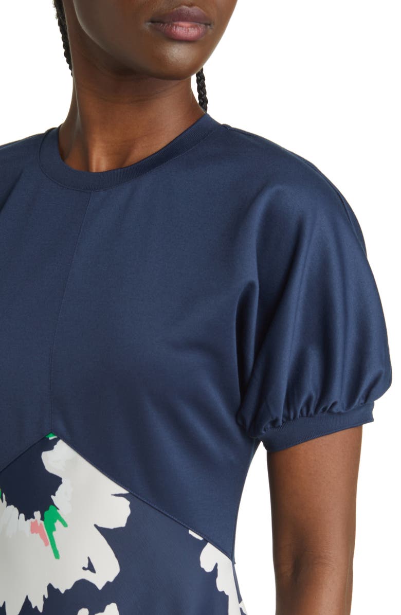 Ted Baker London Daysiah Floral Puff Sleeve Dress, Alternate, color, 