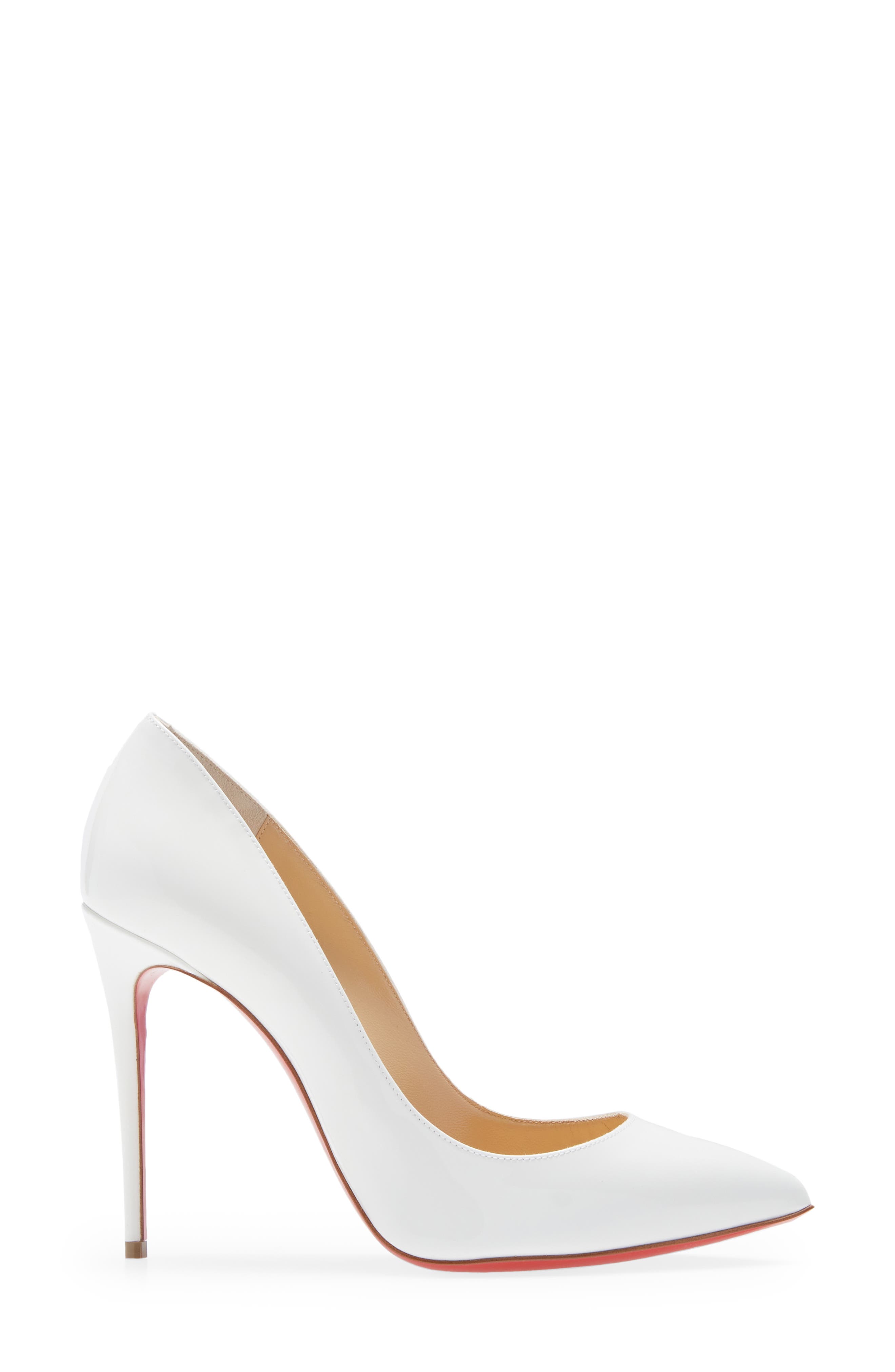 Pigalle Follies Pointed Toe Pump, Alternate, color, BIANCO