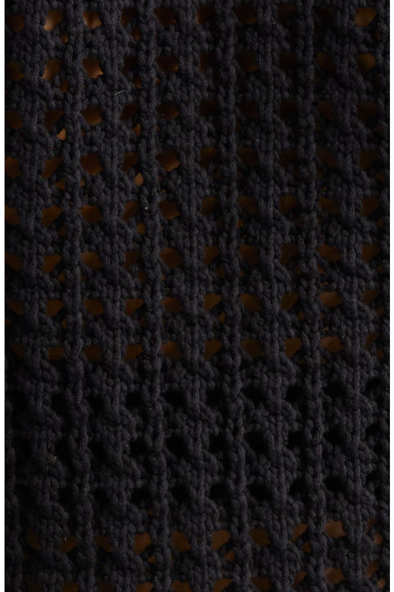 Solaris Open Stitch Cotton Blend Cardigan (Women) | Nordstrom