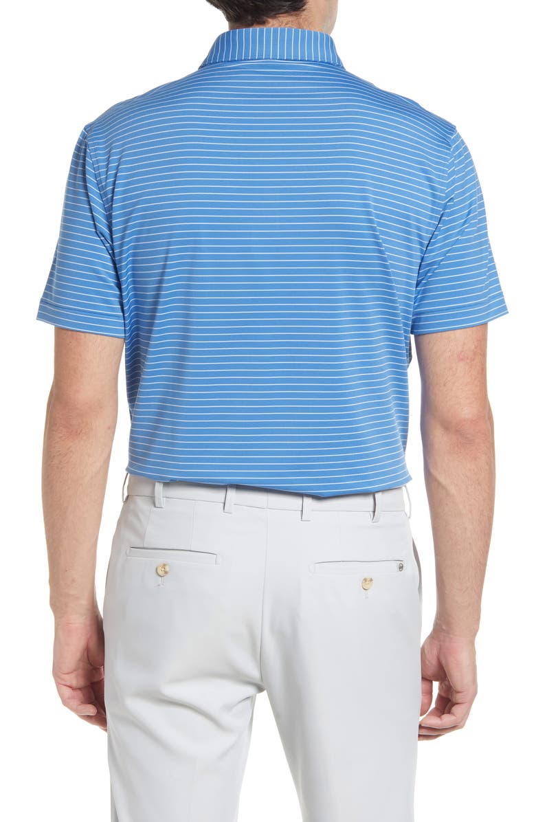Peter Millar Crafty Stripe Stretch Jersey Polo, Alternate, color,