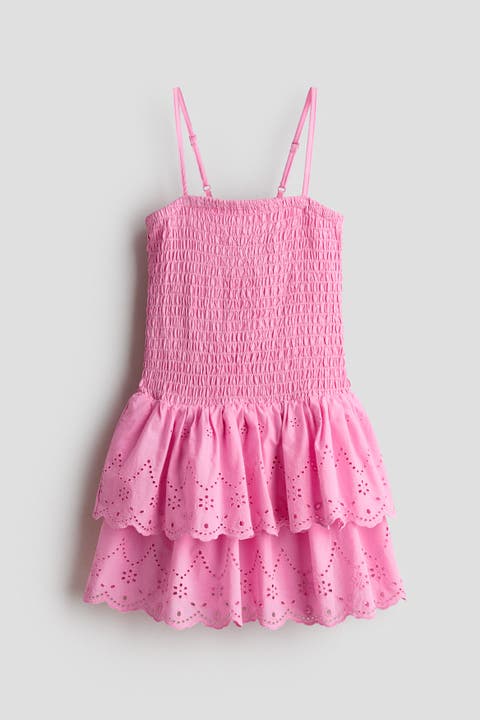 Smocked Strappy Dress