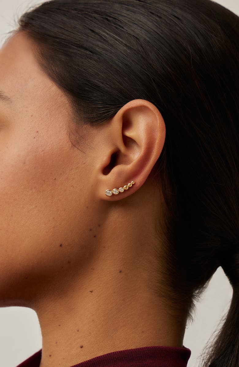 Missoma Tennis Ear Crawlers, Alternate, color, Gold