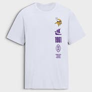 FANATICS Men's Fanatics White Minnesota Vikings Breaking Tackles Legacy Cotton T-Shirt